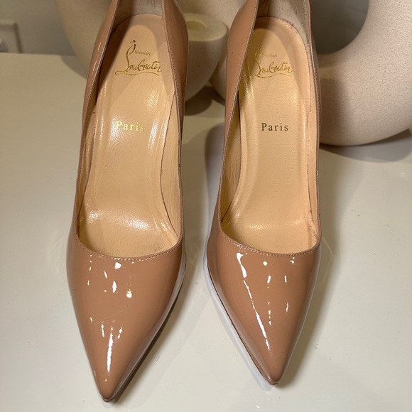 Christian Louboutin 39.5 nude heels - Picture 6 of 7